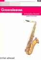 Greensleeves für 4 Saxophone (AATBar) Partitur und Stimmen