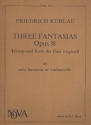 3 fantasias op.38 transposed from the flute original for bassoon (violoncello) solo