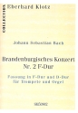 Brandenburgisches Konzert Nr.2 fr Trompete und Orgel (F-Dur und D-Dur)