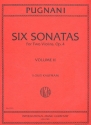 6 Sonatas op.4 vol.2 (nos.4-6) for 2 violins score and parts
