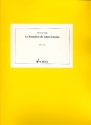 La tentation de Saint Antoine fr Alt und Streichquartett Streicherstimmen