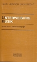 Unterweisung Musik Aufstze zur Musikpdagogik