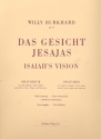 Das Gesicht Jesajas op.41 fr Soli, gem Chor, Orgel und Orchester Klavierauszug (en/dt)