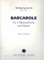 Barcarole für 2 Altsaxophone und Klavier Stimmen