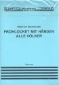 Frohlocket mit Hnden alle Vlker fr gem Chor, 2 Klarinetten, Streicher und Bc Instrumental-Stimmen