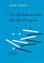 Ein Orchestermusiker ber das Dirigieren  