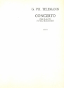Konzert G-Dur TWV 51:G1 fr Flte, 2 Violinen und Bc Violoncello