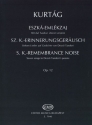 Sz.K.-Erinnerungsgerusch op.12 fr Gesang und Violine Partitur und Stimme (dt/en/ung)