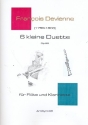 6 kleine Duette op.82 für Flöte und Klarinette Spielpartitur