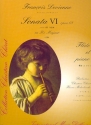 Sonata r majeur no.6 op.68 pour flute et piano