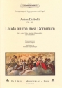Lauda anima mea Dominum fr Sopran (Tenor), Streicher und Bc, Blser ad lib Partitur und Stimmen (Streicher 1-1-1-1)