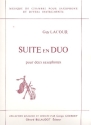 Suite en duo pour 52 saxophones 2 partitions