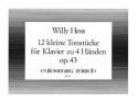 12 kleine Tonstcke op.43 fr Klavier zu 4 Hnden