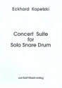 Concert Suite for snare drum