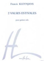 2 Valses Estivales pour guitare solo