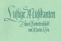 Lustige Musikanten 10 Klarinetttenstckl