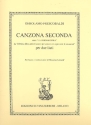 Canzona Seconda detta La Bernardinia per 2 liuti partitura e parti