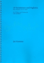 10 Variationen und Fughetta op.125a fr 2 Flten und Violoncello (Altflte in G) Partitur