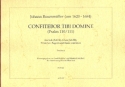 Confitebor tibi dominus fr Soli, gem Chor, Streicher, Fagott und Bc Partitur