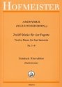 12 Stcke Band 1 (Nr.1-6 ) fr 4 Fagotte Partitur und Stimmen