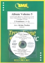 Album vol.5 (+CD) für 2 Posaunen (Tasteninstrument oder CD-Begleitung ad lib) Partitur und Stimmen