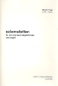 Solo-Motetten und Arien fr 1-2 Stimmen und Orgel Partitur