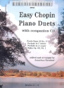 Easy Chopin Duets (+CD) for piano 4 hands score