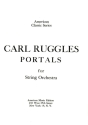 Portals for string orchestra study score
