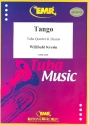Tango für 2 Euphonien, 2 Tubas und Drums Partitur und Stimmen