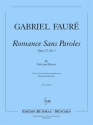 Romance sans paroles op.17,3 fr Viola und Klavier