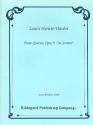 Quartett op.9 fr Klavier, Violine, Viola und Violoncello Partitur (=Klavier) und Stimmen