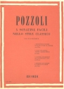 5 sonatine facile nello stile classico per pianoforte