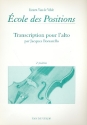 Ecole de positions transcription pour l'alto