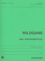 3 Vortragsstcke op.14 fr Klarinette und Klavier