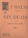 6 duos op.39 vol.2 pour 2 violons parties