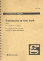 Beckmann in New York fr 4 Saxophone (SATB) Partitur und Stimmen