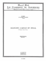 Allegro Largo et Finale de sonate no.3 pour violon et piano pour saxophone alto et piano