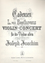 Kadenzen zum Konzert D-Dur op.77 fr Violine und Orchester von Beethoven fr Violine