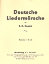 Deutsche Liedermrsche Band 1: fr Blasorchester Klarinette 2 und 3