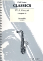 Adagio B-Dur fr 5 Saxophone (SATTBar) Partitur und Stimmen