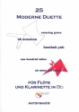 25 moderne Duette (+CD) für Flöte und Klarinette Spielpartitur