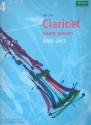 Selected Clarinet Exam Pieces 2008-2013 Grade 4 for clarinet and piano