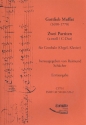 2 Partiten für Cembalo (Klavier, Orgel)