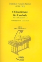 6 Divertimenti Band 1 (Nr.1-3) fr Cembalo