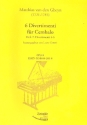 6 Divertimenti Band 1 (Nr.4-6) fr Cembalo