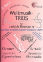 Weltmusik-Trios Band 2: für variables Ensemble Partitur und Stimmen