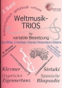 Weltmusik-Trios Band 2 fr variables Ensemble Partitur und Stimmen