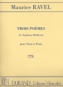 3 pomes: pour chant et piano