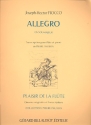 Allegro sol majeur pour flute et piano