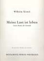 Meine Lust ist leben fr Gesang (mittel) und Klavier